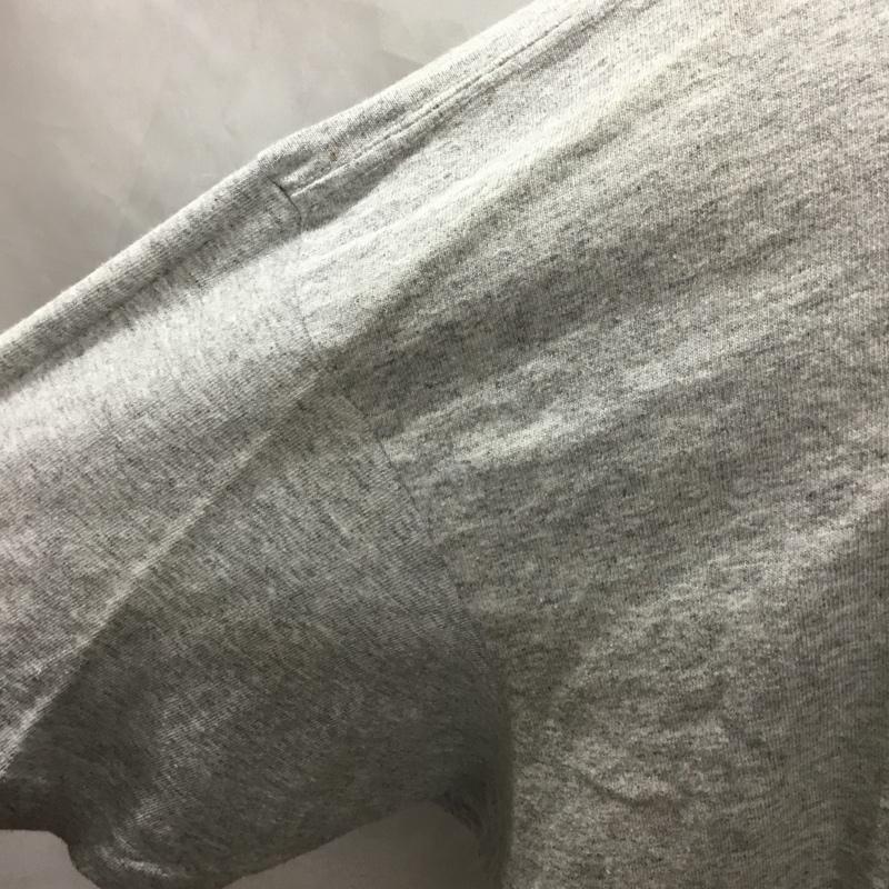 ポロジーンズ Polo Jeans Co. Tシャツ 半袖 半袖カットソー プリントTシャツ クルーネックカットソー L ロゴ、文字 灰 / グレー /  メンズ USED 古着 中古 10118690