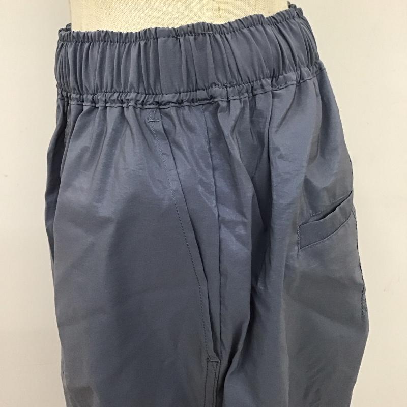 ジーナシス JEANASIS ボトムス ボトムス JS050919MC グロッシーパラシュートパンツ FREE 無地 青 / ブルー /  レディース USED 古着 中古 10111553