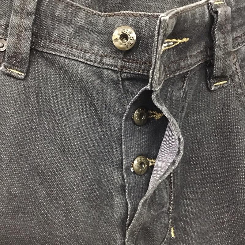 ディーゼル DIESEL パンツ デニム、ジーンズ W28 L32 ストレッチ 28インチ 無地 黒 / ブラック /  メンズ USED 古着 中古 10121324