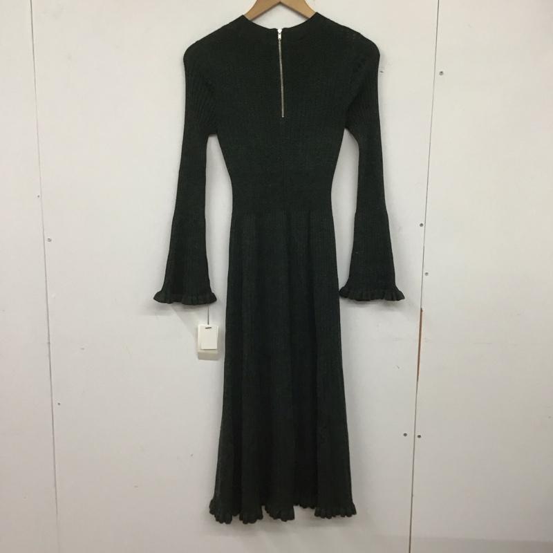 スナイデル SNIDEL ワンピース ロングスカート 長袖ワンピース ロングスカート フレアスカート FREE 無地 緑 / グリーン /  レディース USED 古着 中古 10142049
