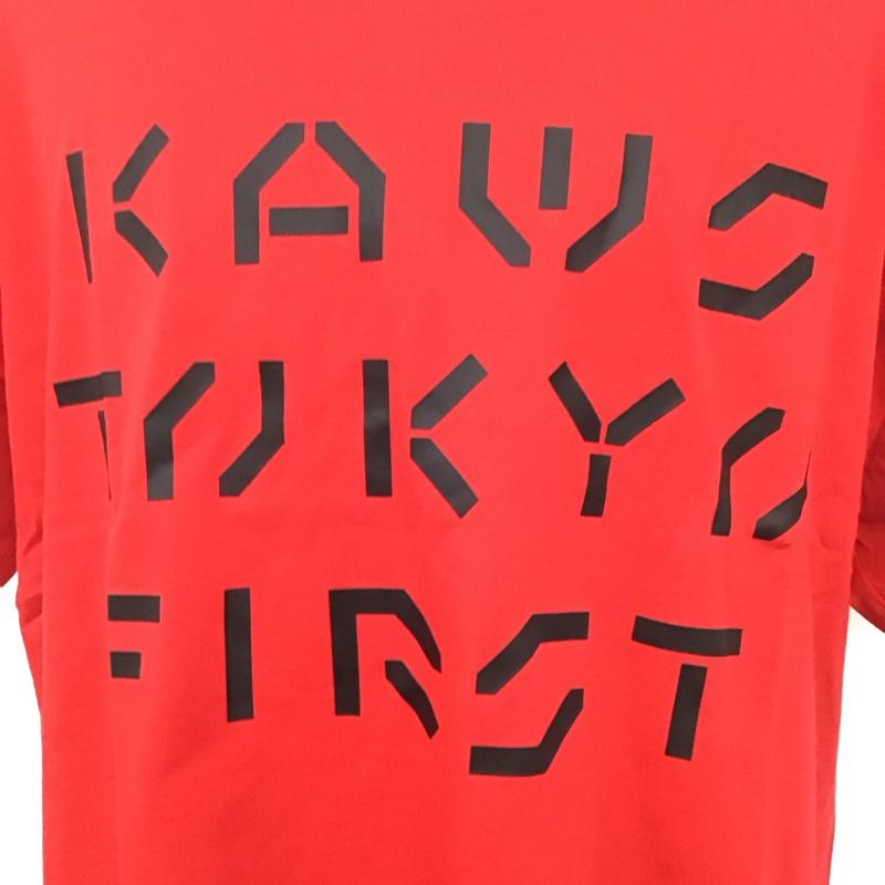 ユニクロ UNIQLO Tシャツ 半袖 341-446671 UNIQLO×KAWS UT グラフィックTシャツ 半袖カットソー プリントTシャツ XXL プリント 赤 / レッド /  メンズ USED 古着 中古 10106544