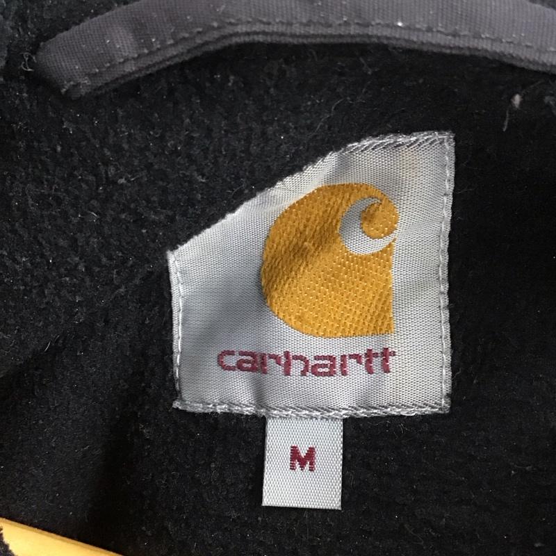 カーハート Carhartt ジャケット、上着 ジャケット、ブレザー プルオーバージャケットパーカー アウター 裏地フリース M ロゴ、文字 黒 / ブラック /  メンズ USED 古着 中古 10137108