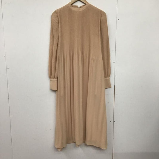 ミラオーウェン Mila Owen ワンピース ロングスカート 09WF0204290 0 無地 桃 / ピンク / X ベージュ / ベージュ /  レディース USED 古着 中古 10147923