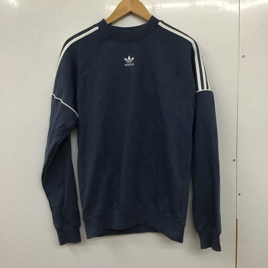 アディダス adidas トレーナー 長袖 hk7345 RekiveCrewSweatshirt 長袖トレーナー XS ロゴ、文字 紺 / ネイビー /  メンズ USED 古着 中古 10139178