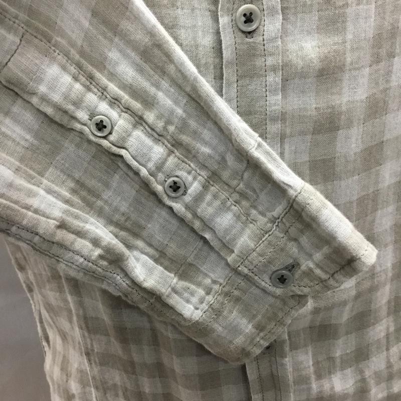 ディーゼル DIESEL シャツ、ブラウス 長袖 長袖シャツ カラーシャツ 長袖カットソー チェックシャツ S チェック 灰 / グレー /  メンズ USED 古着 中古 10117685