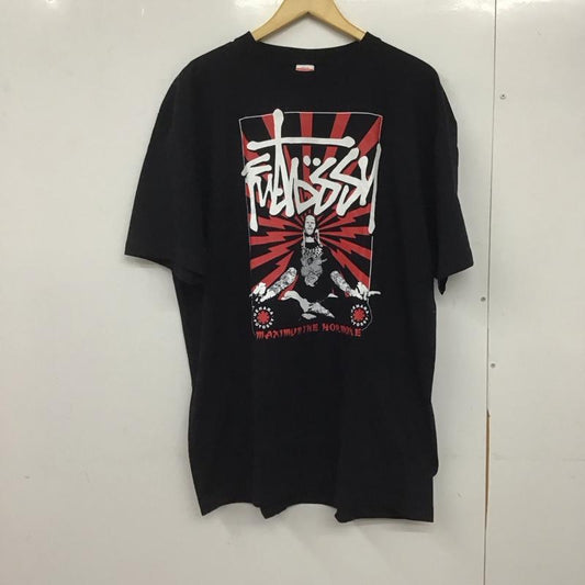 古着 USED Tシャツ 半袖 半袖カットソー プリントTシャツ クルーネックカットソー バンドTシャツ XXL プリント 黒 / ブラック /  メンズ USED 古着 中古 10145723