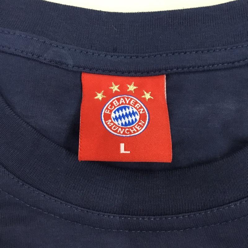 古着 USED Tシャツ 半袖 FC BAYERN クルーネック L プリント 紺 / ネイビー /  メンズ USED 古着 中古 10109669