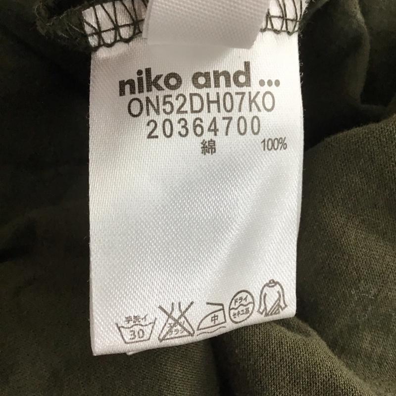ニコアンド niko and... ワンピース ミニスカート 無地 カーキ / カーキ /  レディース USED 古着 中古 10151078