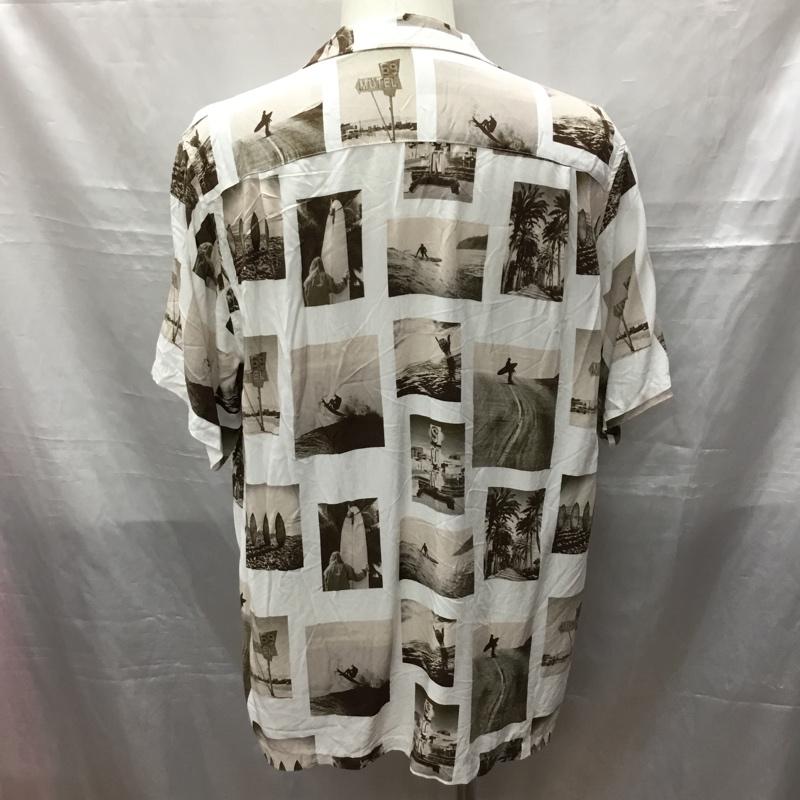 アズールバイマウジー AZUL BY MOUSSY シャツ、ブラウス 半袖 251eac30-062f SURFPHOTOSHIRT 半袖シャツ L プリント マルチカラー / マルチカラー /  メンズ USED 古着 中古 10115823