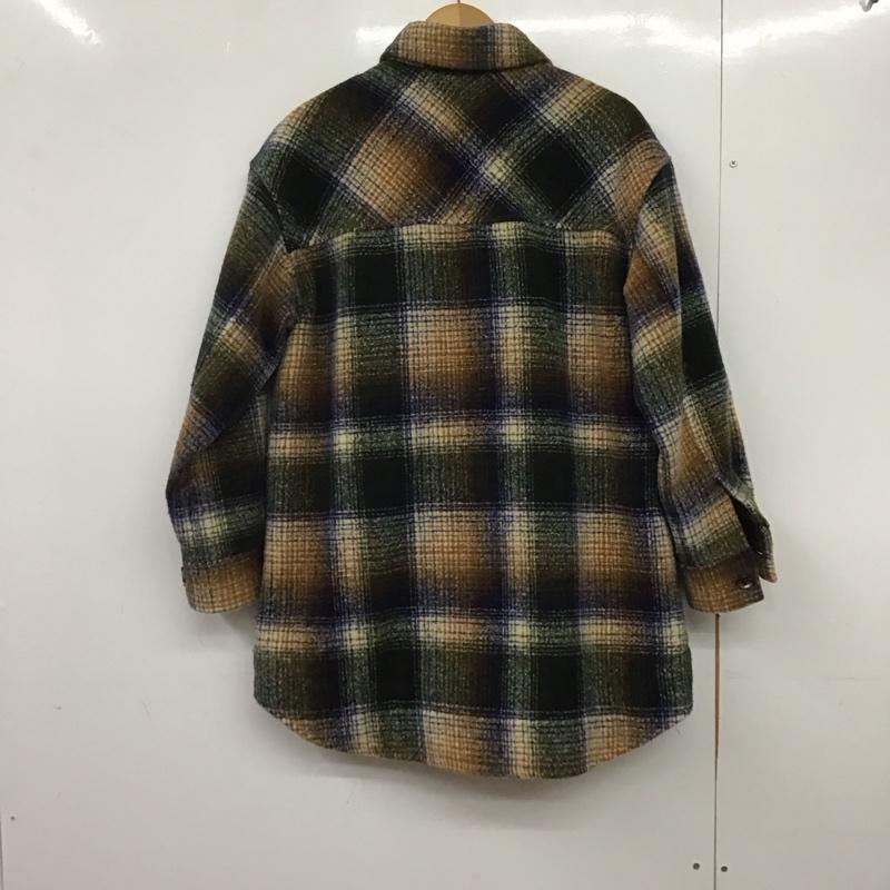 アングリッド Ungrid ジャケット、上着 ジャンパー、ブルゾン アウター ロングジャケット コート S チェック マルチカラー / マルチカラー /  レディース USED 古着 中古 10145404