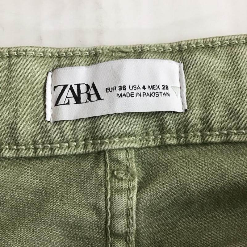 ザラ ZARA パンツ デニム、ジーンズ 4060 810 537 スキニー 無地 カーキ / カーキ /  レディース USED 古着 中古 10110879