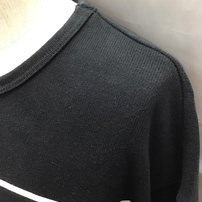 ヴィジョン ストリート ウェア VISION STREET WEAR カットソー 長袖 1305721 アンリアレイジ コラボ ZOOMUPLONGT-SHIRT ロンT プリントTシャツ M ロゴ、文字 黒 / ブラック /  メンズ USED 古着 中古 10111815