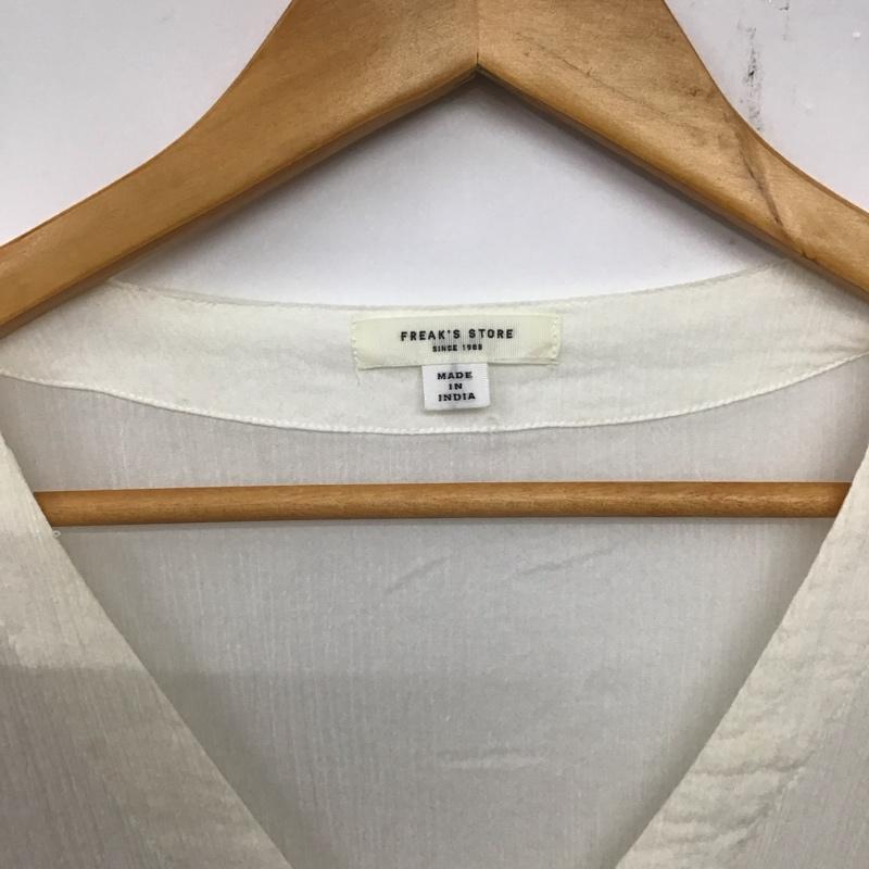 フリークスストア FREAK S STORE シャツ、ブラウス 七分袖 FREE 無地 白 / ホワイト /  レディース USED 古着 中古 10137187