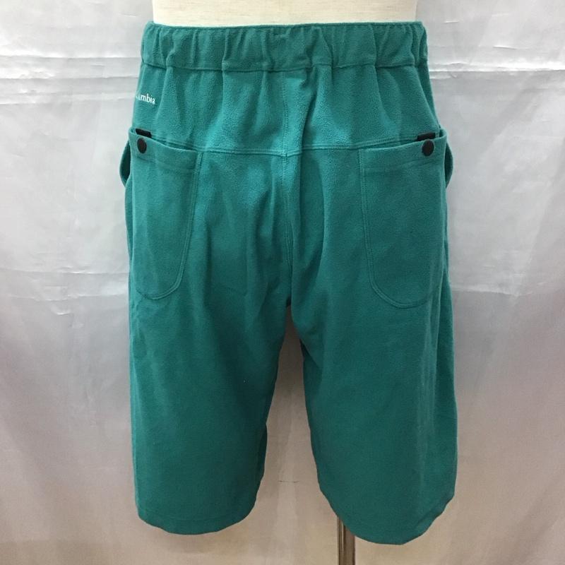 コロンビア Columbia パンツ ショートパンツ ショートパンツ ハーフパンツ カジュアルパンツ フリースパンツ L 無地 緑 / グリーン /  メンズ USED 古着 中古 10113684