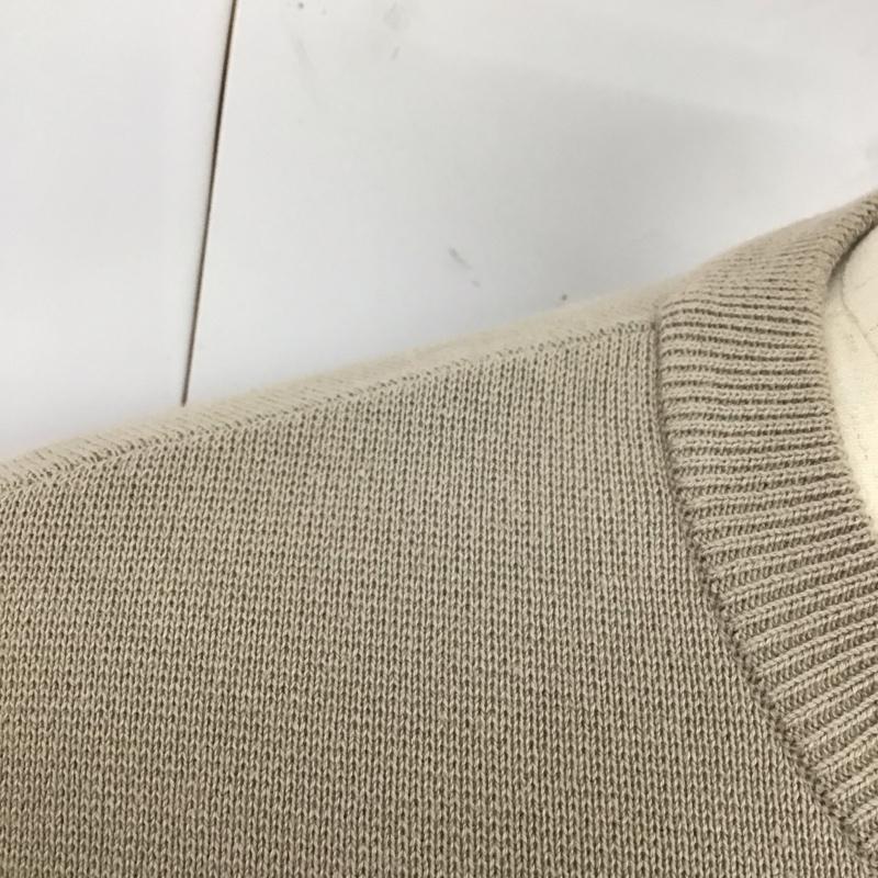 ザ ショップ ティーケー THE SHOP TK ニット、セーター 長袖 長袖 M 無地 茶 / ブラウン /  メンズ USED 古着 中古 10117271