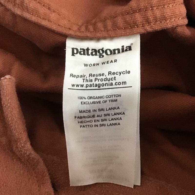パタゴニア patagonia シャツ、ブラウス 長袖 53725FA19 ネルシャツ ワークシャツ S 無地 茶 / ブラウン /  メンズ USED 古着 中古 10145234