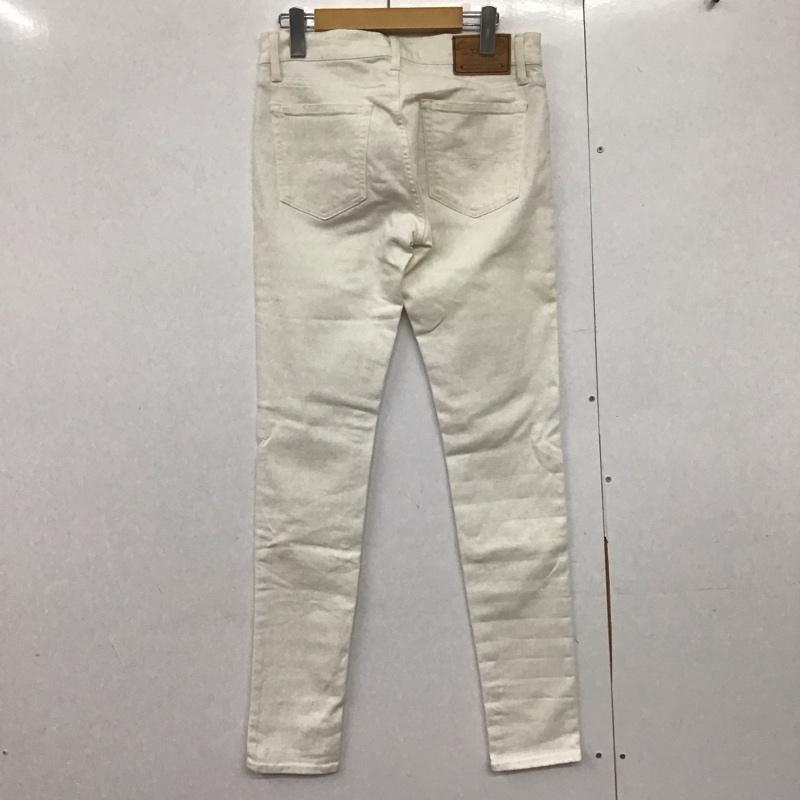 ポロラルフローレン POLO RALPH LAUREN パンツ デニム、ジーンズ デニムパンツ スリムパンツ カジュアルパンツ ストレッチパンツ 28インチ 無地 白 / ホワイト /  メンズ USED 古着 中古 10143224