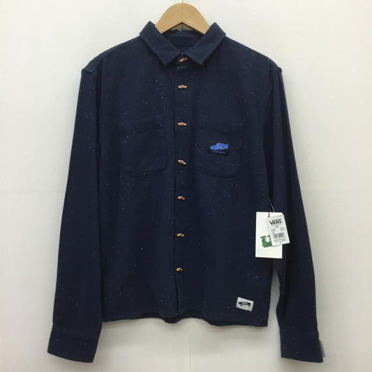 バンズ VANS シャツ、ブラウス 長袖 S  青 / ブルー /  メンズ USED 古着 中古 10110702