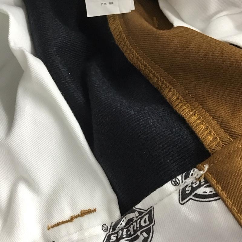 ディッキーズ Dickies パンツ ワークパンツ、ペインターパンツ 144m40wd03 TCツイル デニムテーパード ワイドパンツ 30インチ 無地 茶 / ブラウン /  メンズ USED 古着 中古 10141405