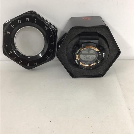 古着 USED 腕時計 デジタル ロゴ、文字 黒 / ブラック /  メンズ USED 古着 中古 10134501