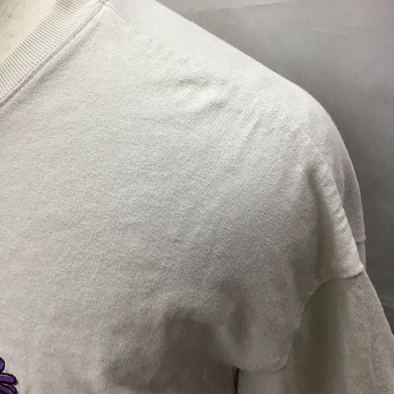 ハレ HARE Tシャツ 半袖 半袖カットソー プリントTシャツ クルーネックカットソー S ロゴ、文字 ベージュ / ベージュ /  メンズ USED 古着 中古 10113224