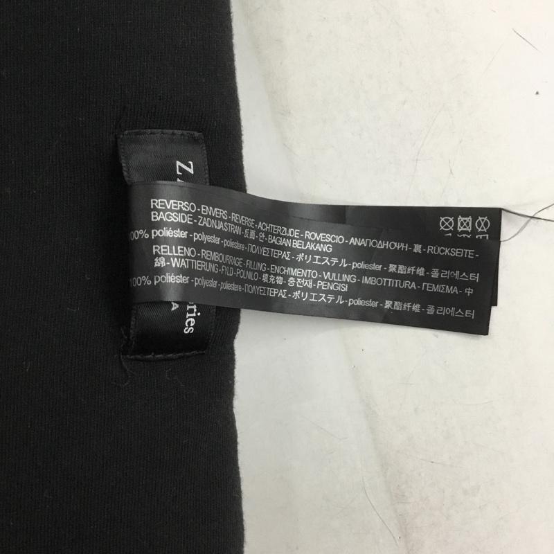ザラ ZARA ストール ストール一般 6518 201 800 キルティング ショール 無地 黒 / ブラック /  レディース USED 古着 中古 10133547