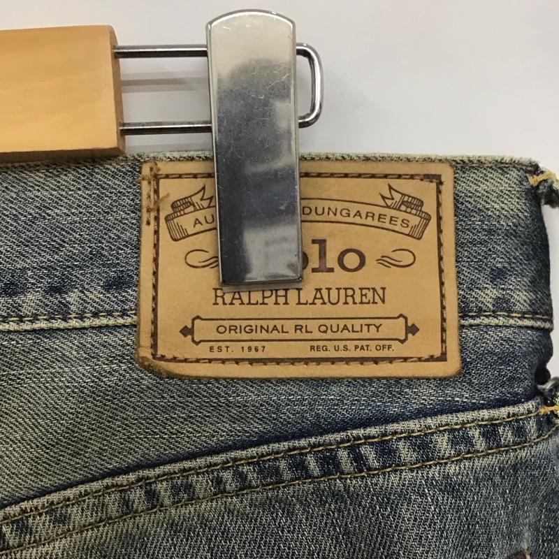 ポロラルフローレン POLO RALPH LAUREN パンツ デニム、ジーンズ 71054855800 W30 30インチ 無地 青 / ブルー /  メンズ USED 古着 中古 10108183