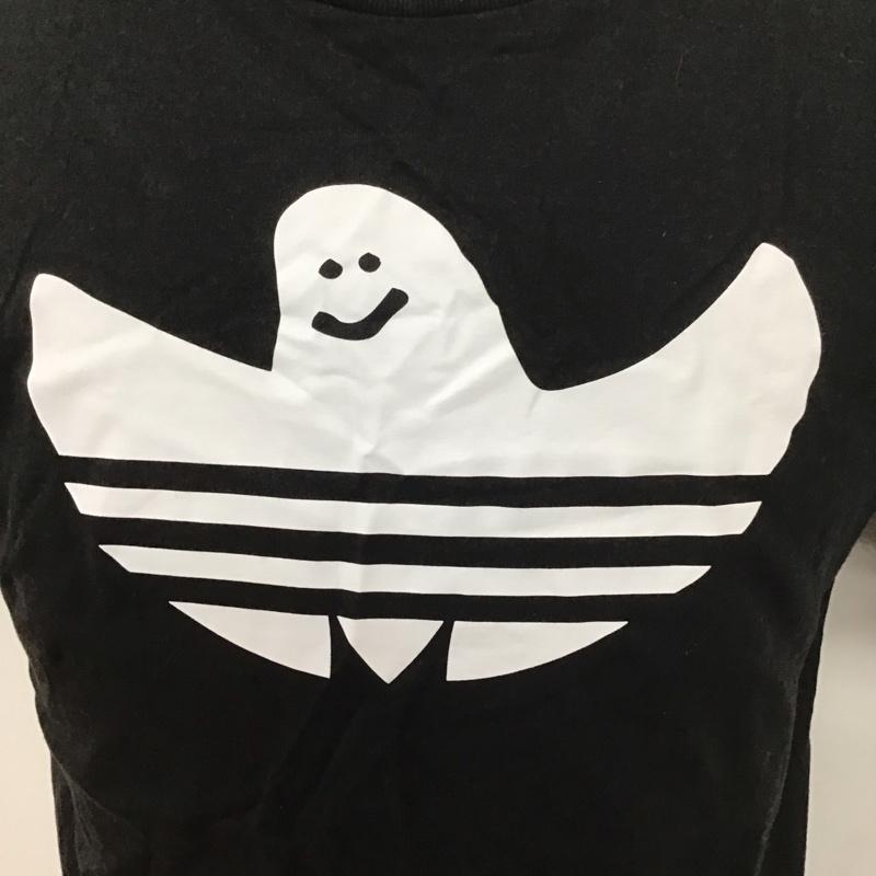 アディダスオリジナルス adidas originals Tシャツ 半袖 ec7373 MSHMOOTEE 半袖カットソー プリントTシャツ L プリント 黒 / ブラック /  メンズ USED 古着 中古 10113752