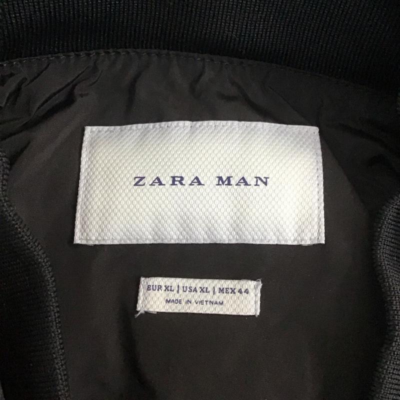 ザラメン ZARA MAN ジャケット、上着 ジャンパー、ブルゾン ジップアップジャケット ジャンパー ロングジャケット カジュアルジャケット アウター XL 無地 黒 / ブラック /  メンズ USED 古着 中古 10107499