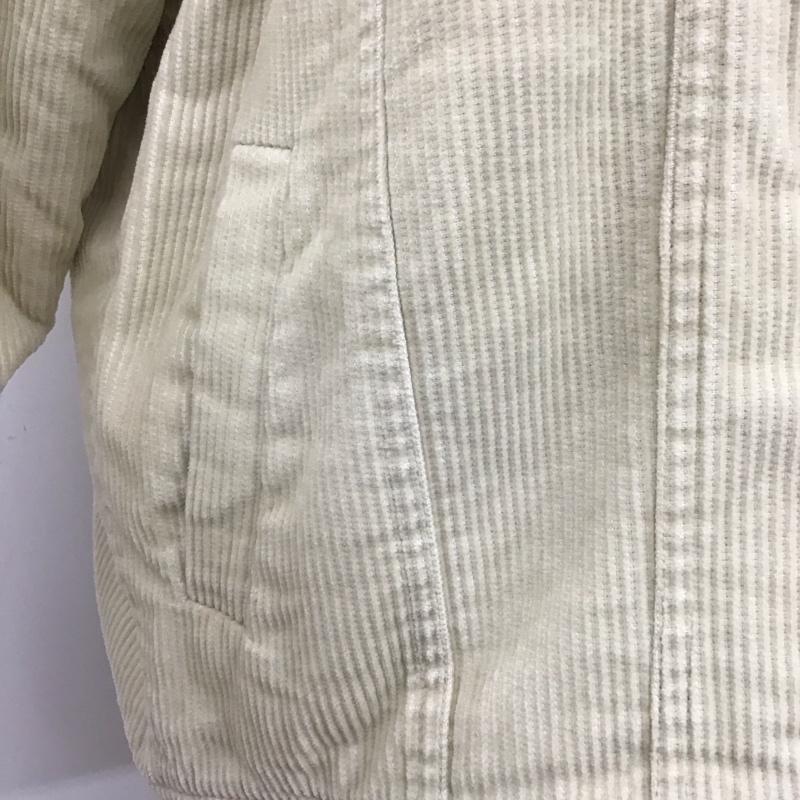 スタディオクリップ studio CLIP ジャケット、上着 ジャケット、ブレザー FL181001-1 コーデュロイ 裏ボア ノーカラー M 無地 アイボリー / アイボリー /  レディース USED 古着 中古 10120849