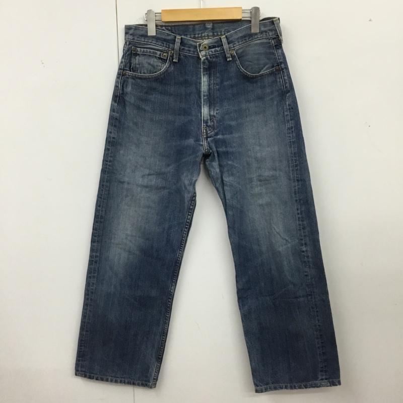 リーバイストラウスアンドコー Levi Strauss & co. パンツ デニム、ジーンズ デニムパンツ ストレートパンツ ワイドパンツ カジュアルパンツ 31インチ 無地 インディゴ / インディゴ /  メンズ USED 古着 中古 10120469