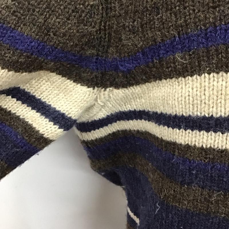 エディーバウアー Eddie Bauer パーカー 長袖 ジップパーカー M ボーダー柄 マルチカラー / マルチカラー /  メンズ USED 古着 中古 10111697