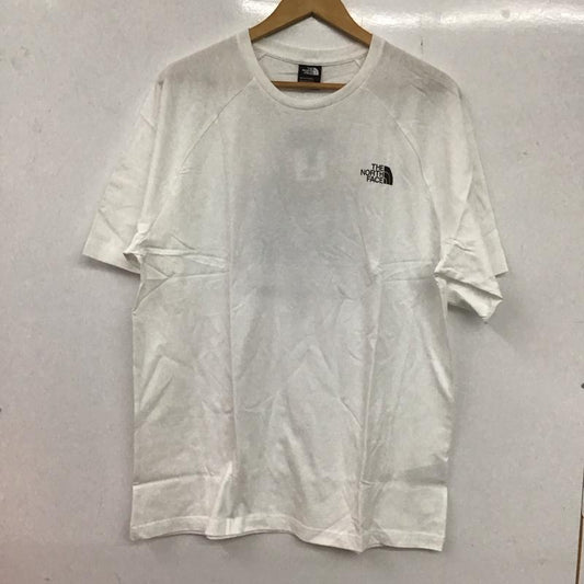 ザノースフェイス THE NORTH FACE Tシャツ 半袖 NF0A87NUFN41 L ロゴ、文字 X プリント 白 / ホワイト /  メンズ USED 古着 中古 10132504