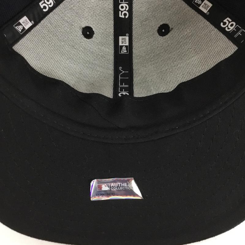 ニューエラ NEW ERA 帽子 キャップ デトロイトタイガース 57.7cm ロゴ、文字 紺 / ネイビー /  メンズ USED 古着 中古 10125184