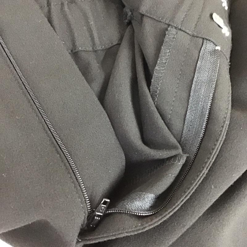 ザラ ZARA ボトムス ボトムス 8391 034 800 ワイドパンツ L 無地 黒 / ブラック /  レディース USED 古着 中古 10109734