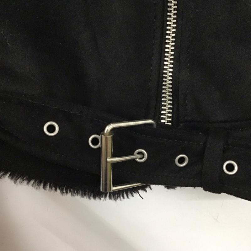アズールバイマウジー AZUL BY MOUSSY ジャケット、上着 ジャンパー、ブルゾン M 無地 黒 / ブラック /  レディース USED 古着 中古 10145799