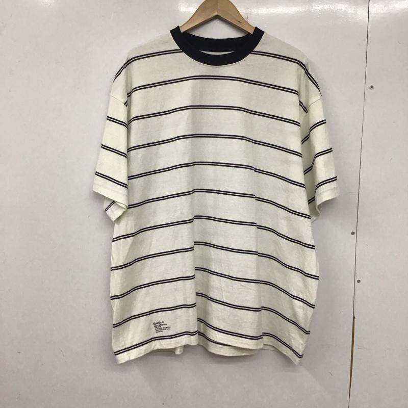 フレッシュサービス FreshService Tシャツ 半袖 半袖カットソー プリントTシャツ クルーネックカットソー ボーダー柄 白 / ホワイト / X 紺 / ネイビー /  メンズ USED 古着 中古 10134975