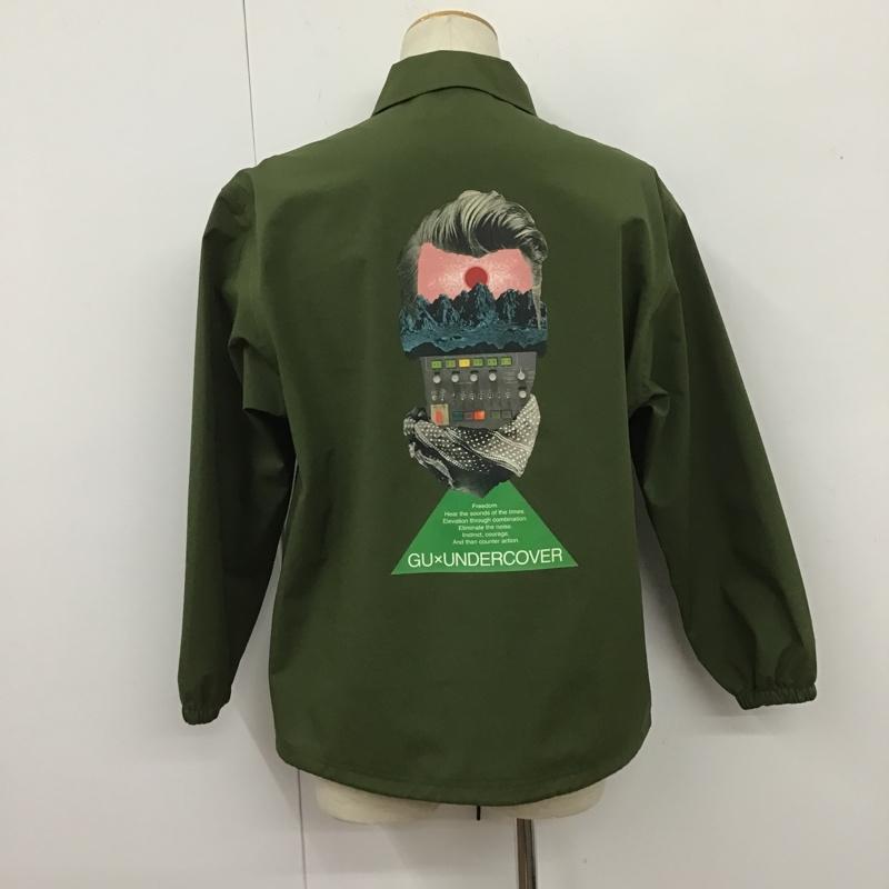 ジーユー GU ジャケット、上着 ジャンパー、ブルゾン 311-334118 UNDERCOVER コーチジャケット S 無地 X プリント カーキ / カーキ /  メンズ USED 古着 中古 10106082