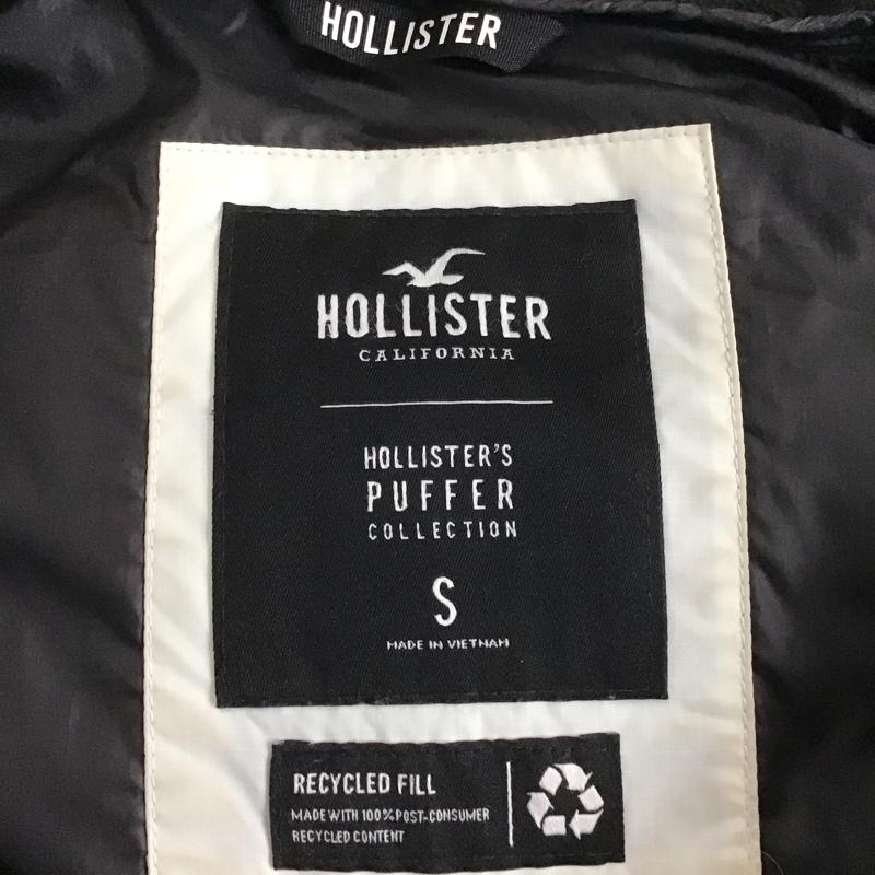 ホリスター Hollister ジャケット、上着 ダウンジャケット ジップアップジャケット ジャンパー ジャケット ダウンジャケット アウター S ロゴ、文字 黒 / ブラック /  メンズ USED 古着 中古 10124711