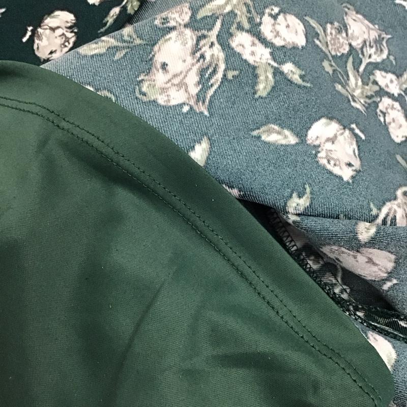 アズールバイマウジー AZUL BY MOUSSY スカート ロングスカート 250DAH31-037H FLOWER PATTERN SIDE SLIT SKIRT S 花柄 緑 / グリーン /  レディース USED 古着 中古 10114082
