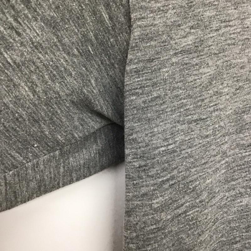 ザノースフェイス THE NORTH FACE Tシャツ 半袖 nt32105 Tシャツ 半袖カットソー プリントTシャツ M ロゴ、文字 灰 / グレー /  メンズ USED 古着 中古 10139553