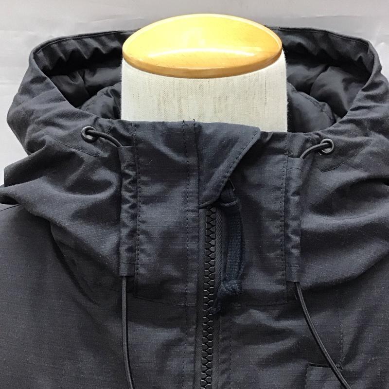 スノーピーク Snow Peak ジャケット、上着 ジャンパー、ブルゾン jk-17au004 17aw ファイヤーレジスタンス ダウンジャケット ジップアップジャケット L ロゴ、文字 黒 / ブラック /  メンズ USED 古着 中古 10116258