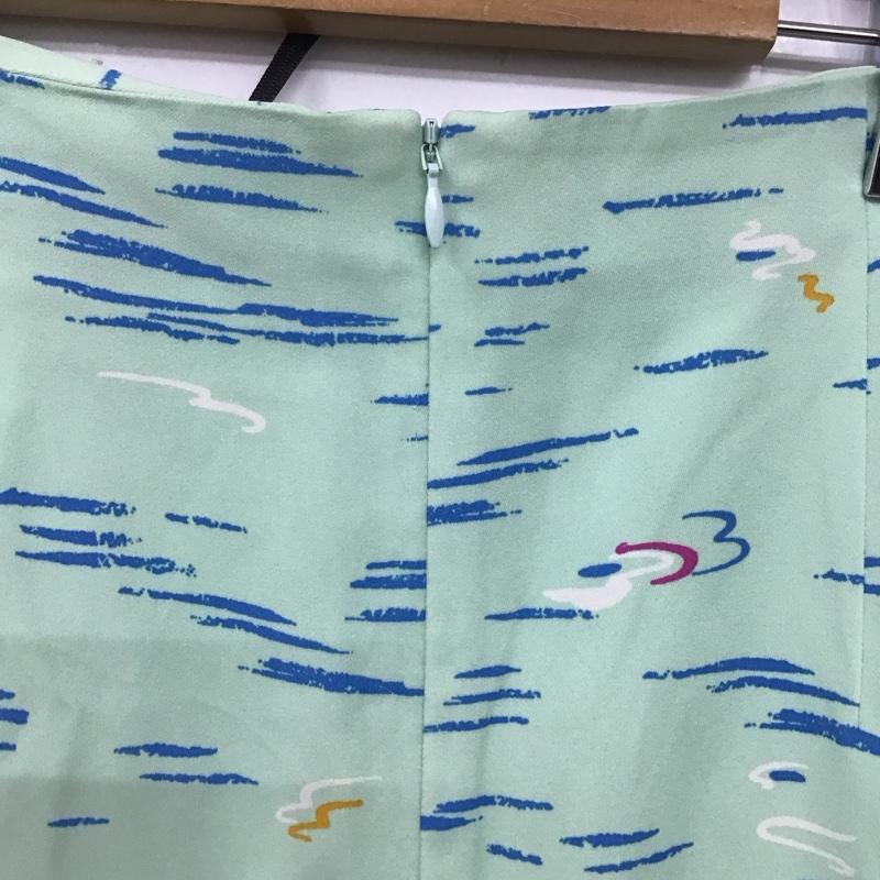 ザラ ZARA スカート ロングスカート ロングスカート タイトスカート スリット M プリント マルチカラー / マルチカラー /  レディース USED 古着 中古 10129311