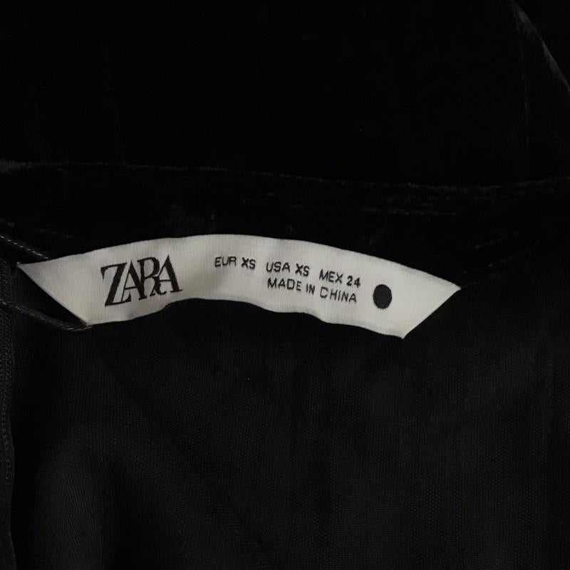 ザラ ZARA ワンピース ロングスカート 2731 324 800 ノースリーブ タグ付き XS 無地 黒 / ブラック /  レディース USED 古着 中古 10119622