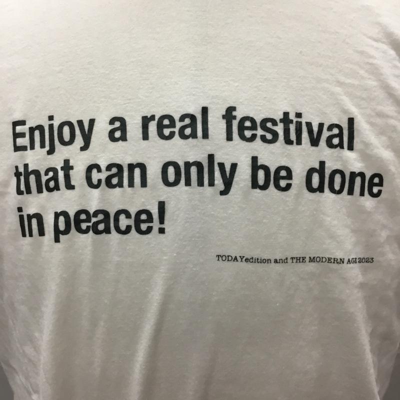 トゥデイエディション TODAY edition Tシャツ 半袖 半袖カットソー プリントTシャツ クルーネックカットソー M ロゴ、文字 白 / ホワイト /  メンズ USED 古着 中古 10112328