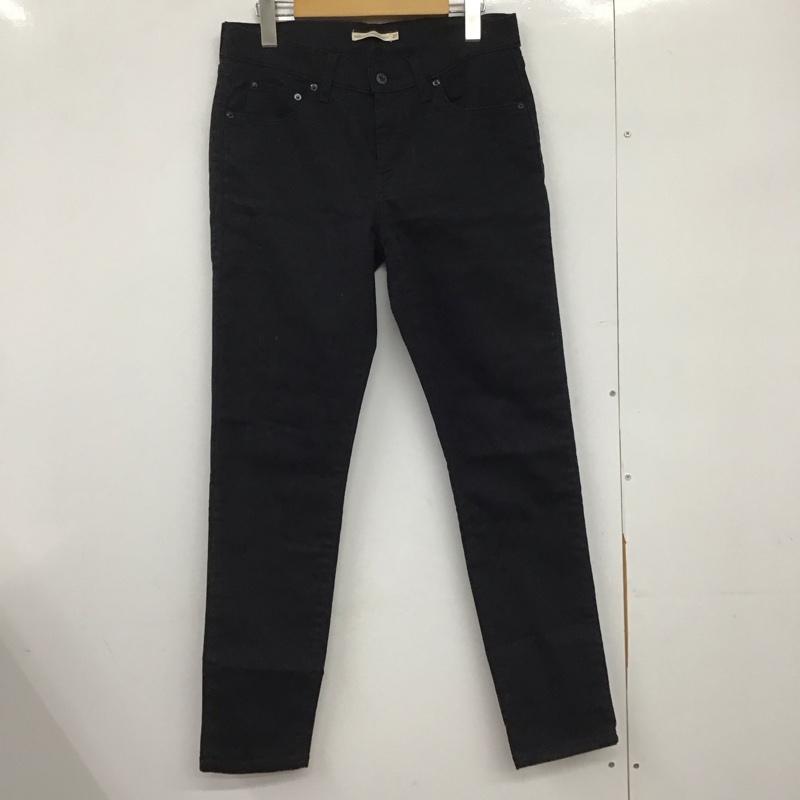 リーバイストラウスアンドコー Levi Strauss & co. パンツ デニム、ジーンズ デニムパンツ スリムパンツ カジュアルパンツ ストレッチパンツ 27インチ 無地 黒 / ブラック /  レディース USED 古着 中古 10146942
