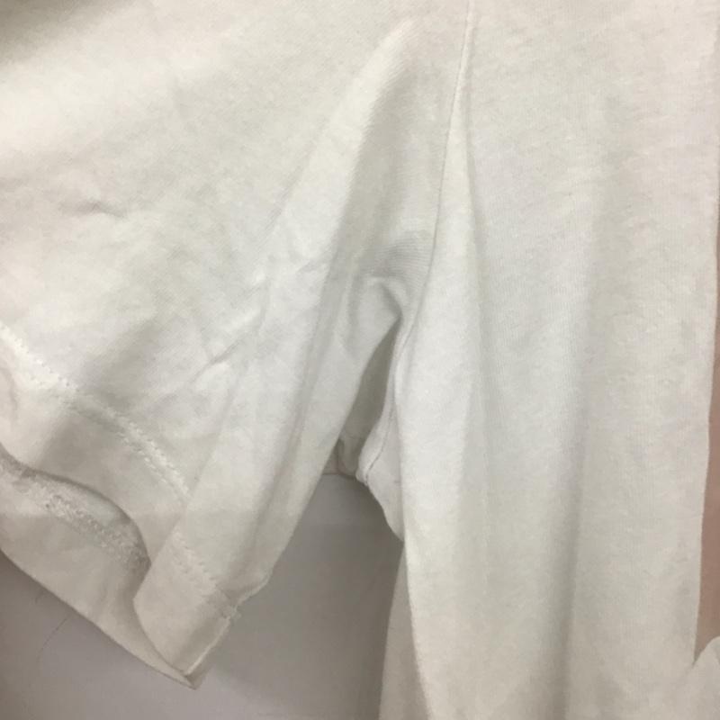 エムエスジーエム MSGM Tシャツ 半袖 半袖カットソー プリントTシャツ クルーネックカットソー S ロゴ、文字 白 / ホワイト /  メンズ USED 古着 中古 10136176