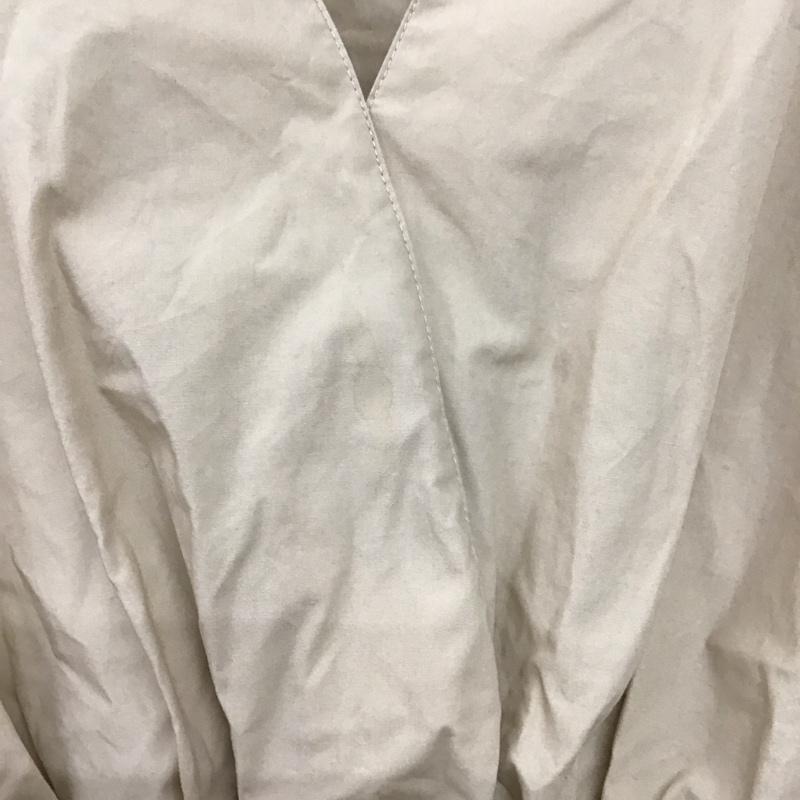 ムルーア MURUA シャツ、ブラウス 七分袖 012020401601 ワイドベルトブラウス FREE 無地 ベージュ / ベージュ /  レディース USED 古着 中古 10144045