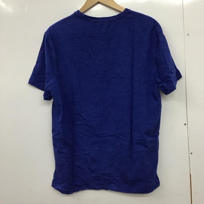 ポロラルフローレン POLO RALPH LAUREN Tシャツ 半袖 半袖カットソー プリントTシャツ クルーネックカットソー L ロゴ、文字 青 / ブルー /  メンズ USED 古着 中古 10149708
