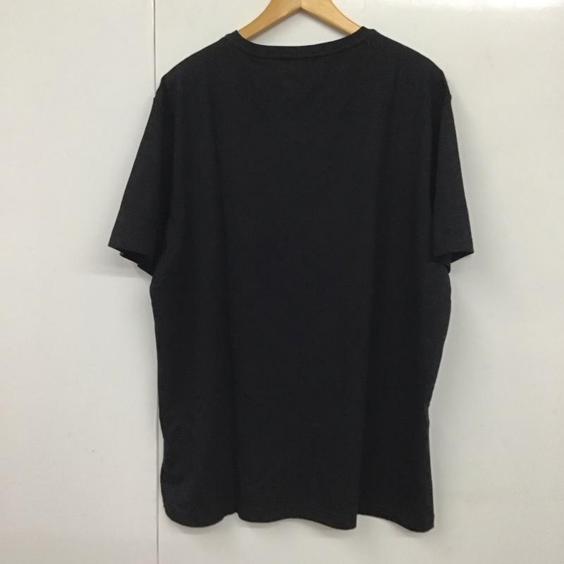 ポロラルフローレン POLO RALPH LAUREN Tシャツ 半袖 半袖カットソー プリントTシャツ Vネックカットソー XL ロゴ、文字 黒 / ブラック /  メンズ USED 古着 中古 10130687